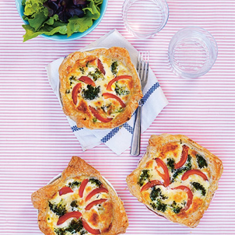 Vegetariska portionspajer