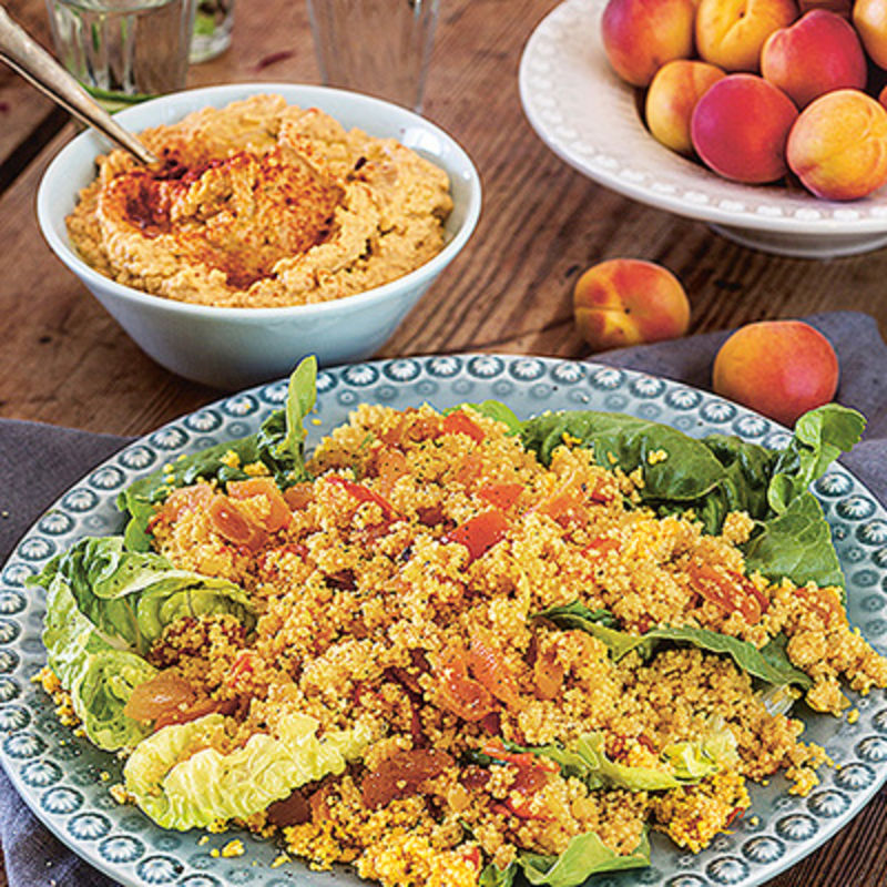 Couscous med torkade aprikoser