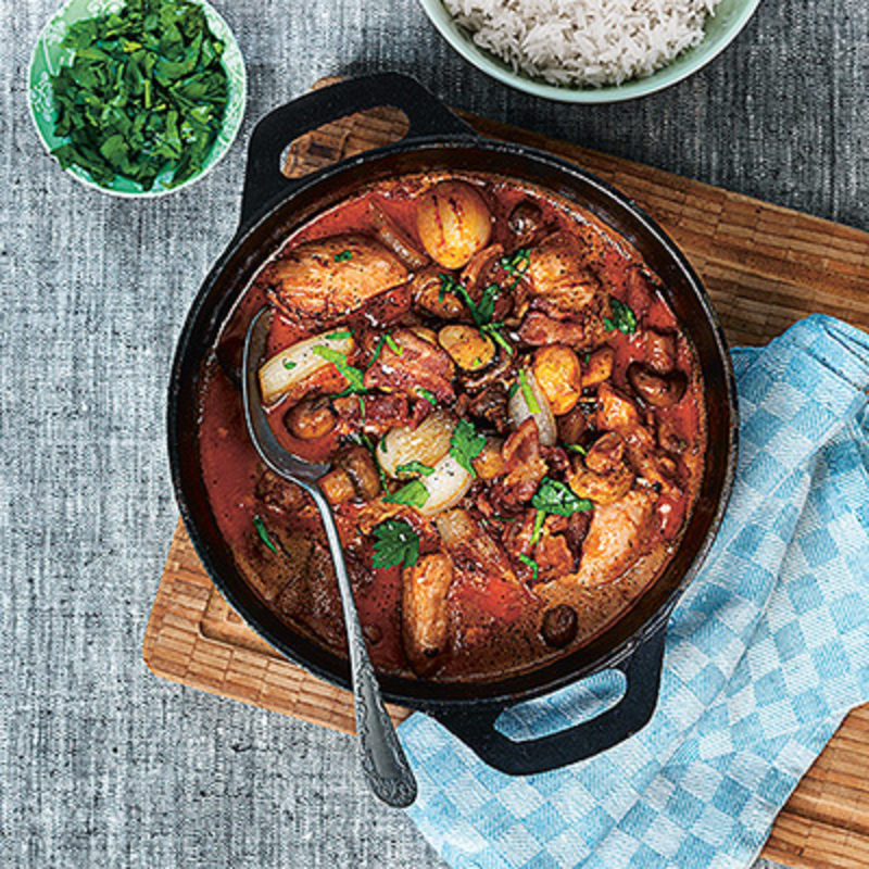 Snabb coq au vin