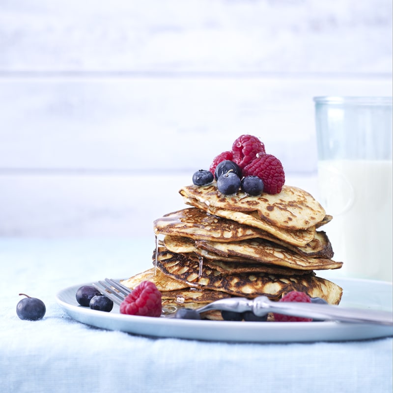 Proteinpannkaka med bär