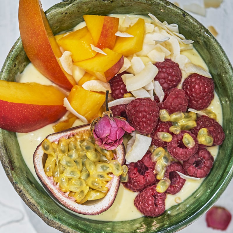 "Vanilla bowl" - vaniljkräm med frukt
