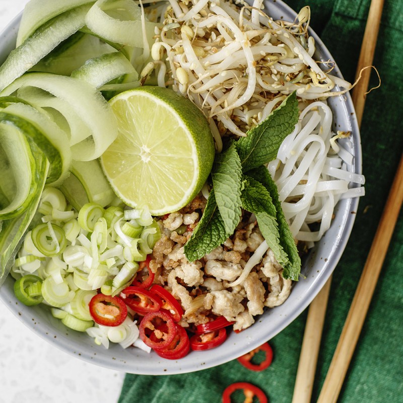 Poké bowl med kyckling