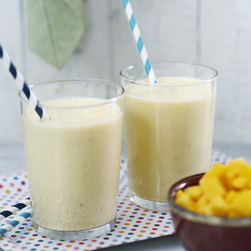 Smoothie med mango och banan