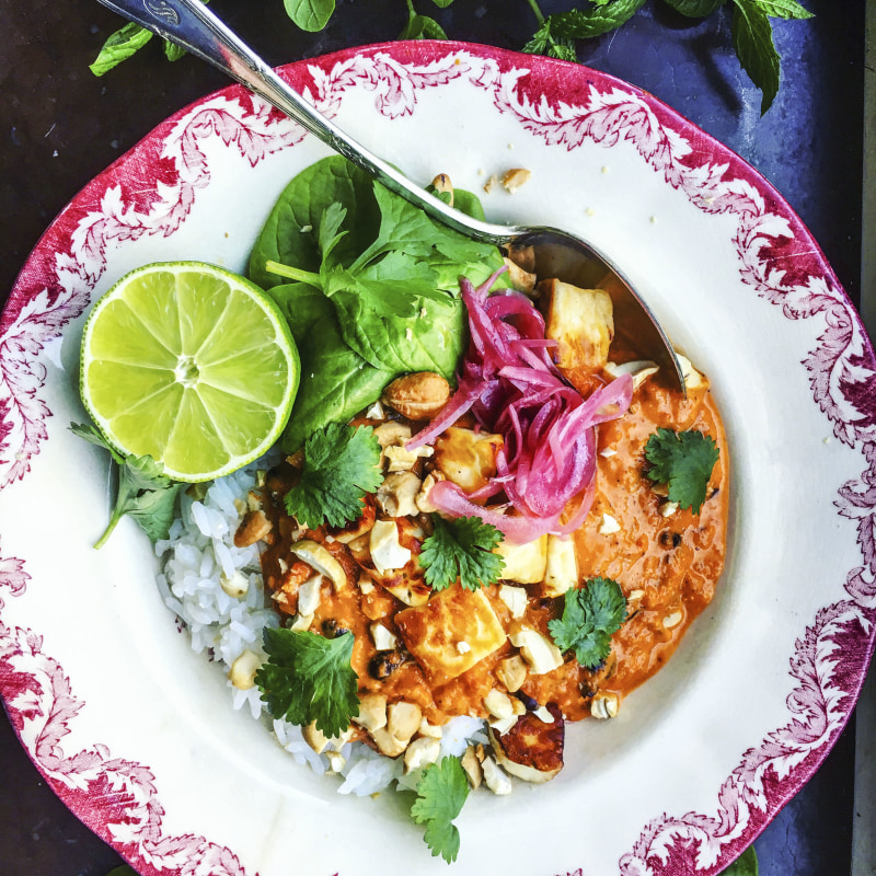 Halloumi tikka masala