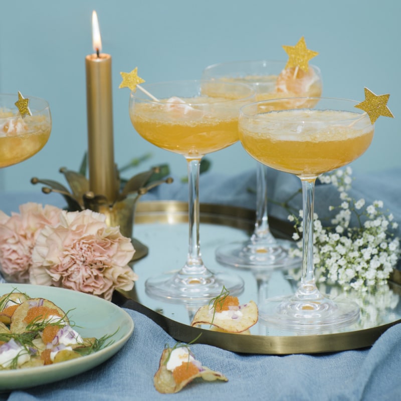 Mimosa med pressad clementin