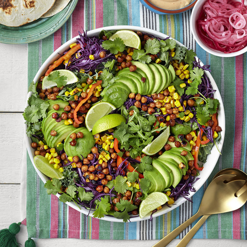 Vegosallad med extra allt
