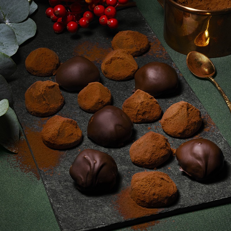 Apelsinchokladtryffel