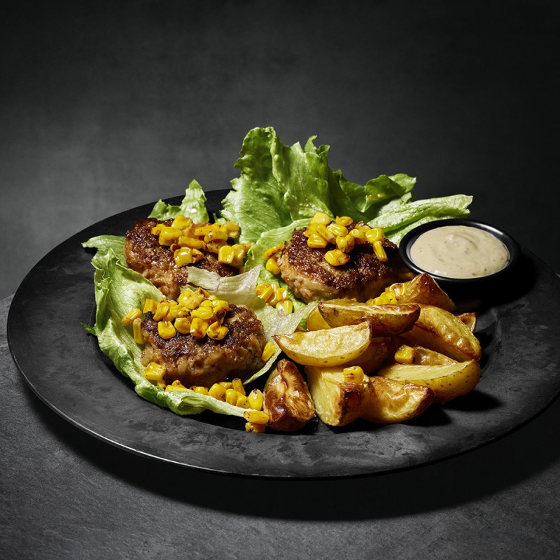 Cheddarfyllda kycklingbiffar med jalapenodressing
