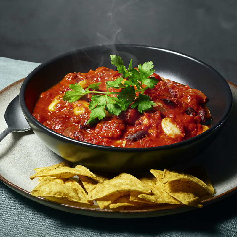Vegetarisk chiligryta