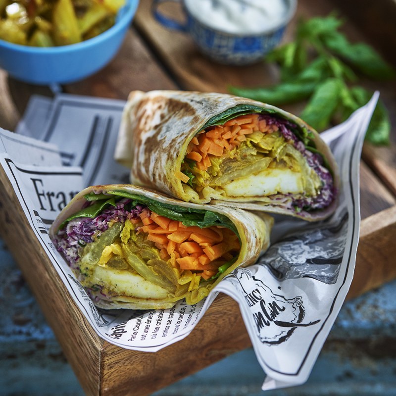 Indisk wrap med paneer