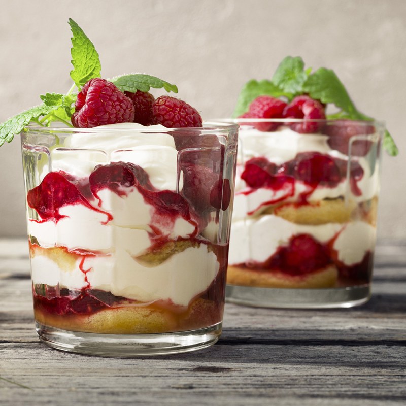 Tiramisù med hallon och lime