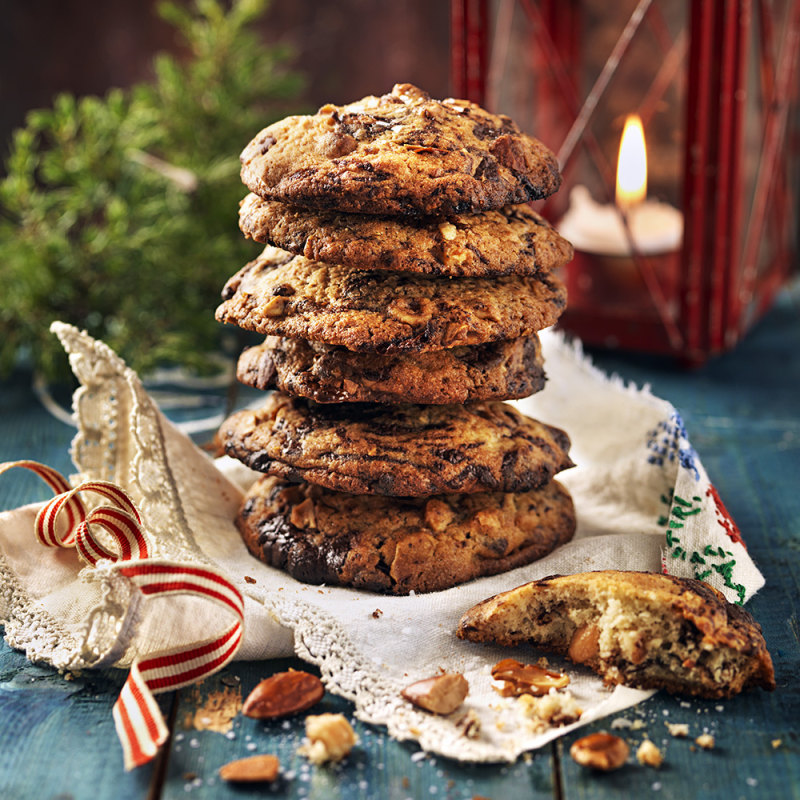 Stora chokladcookies