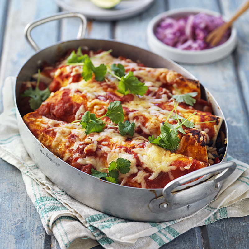 Enchiladas i ugn