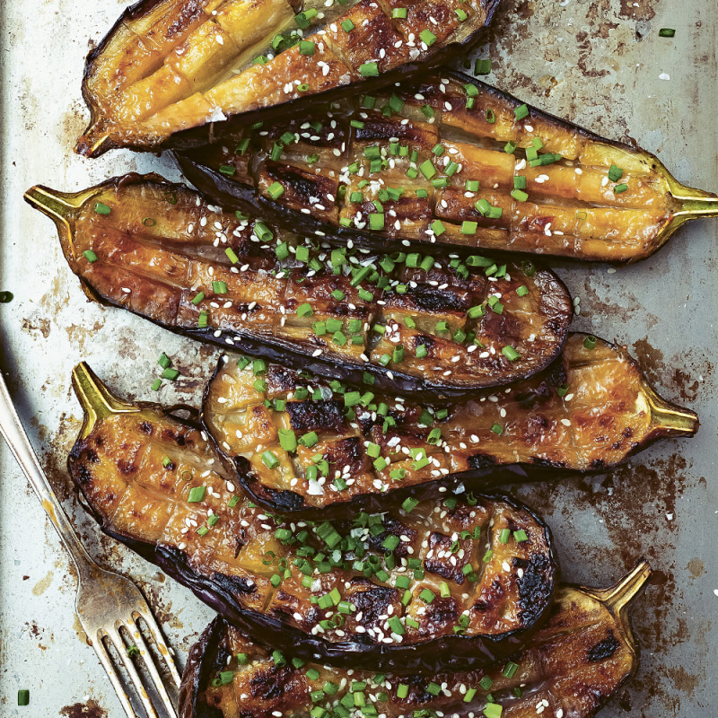 Ugnsbakad aubergine - nasu dengaku