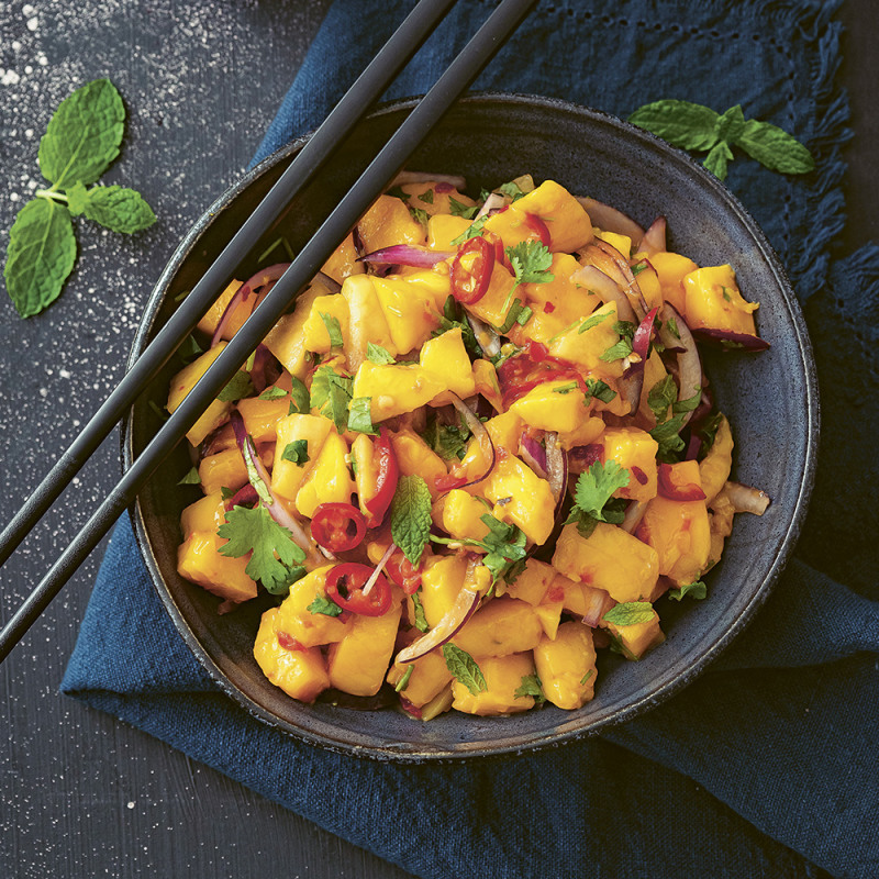 Het mangosallad med mynta