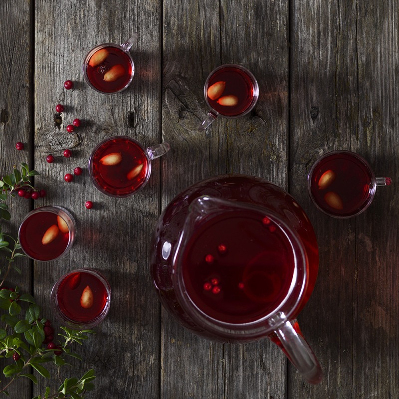 Alkoholfri lingonglögg