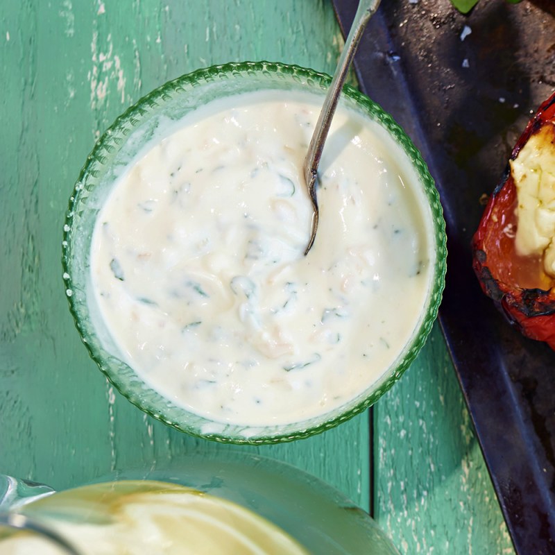 Vegansk yoghurtsås