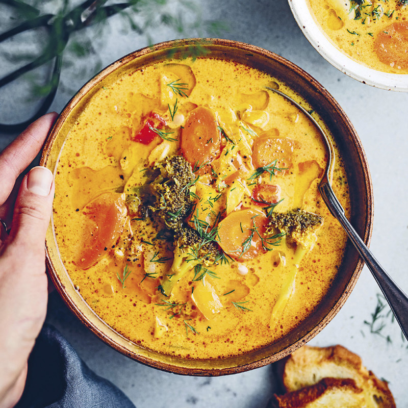 Vegetarisk fisksoppa