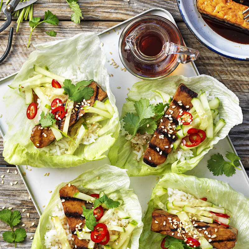 Grillad tempeh