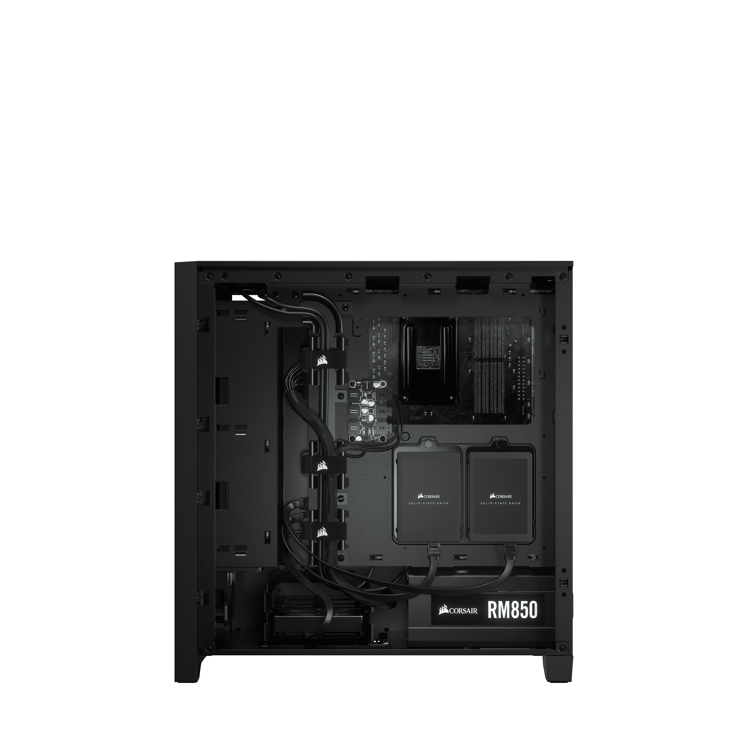 Amazon.co.jp: CORSAIR 4000D 強化ガラス製ミドルタワー ATX PC
