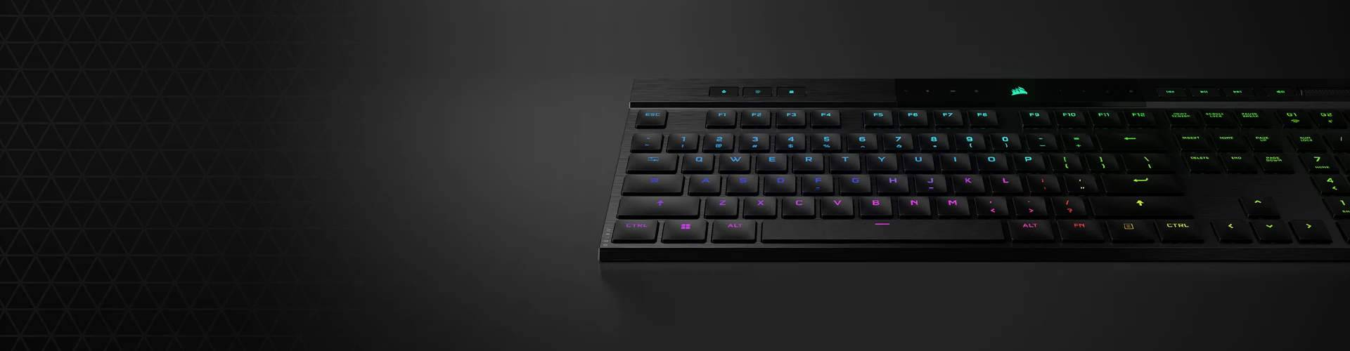 K70 RGB MK.2 Low Profile RAPIDFIRE Mechanical Gaming Keyboard — MX Low Profile Speed