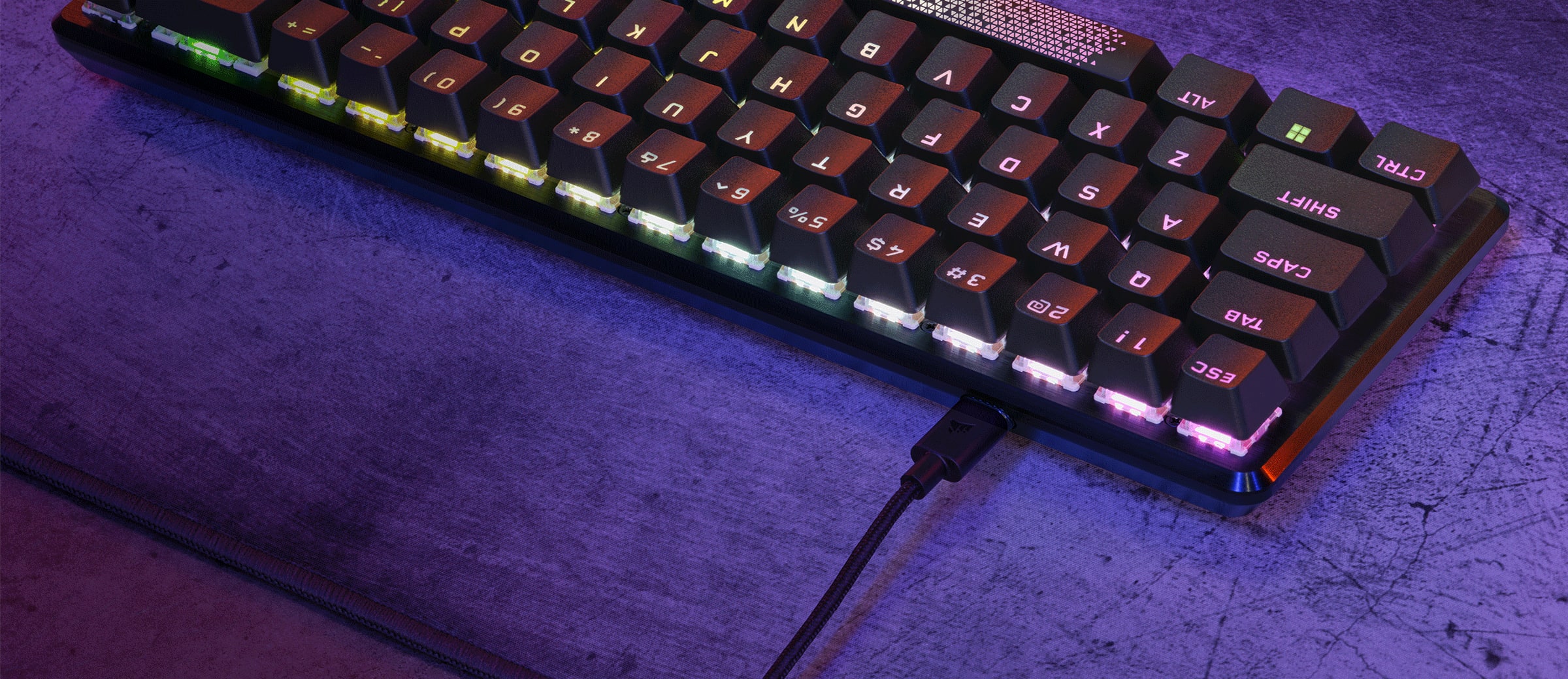 K65 PRO MINI RGB 65% 光学メカニカルゲーミングキーボード
