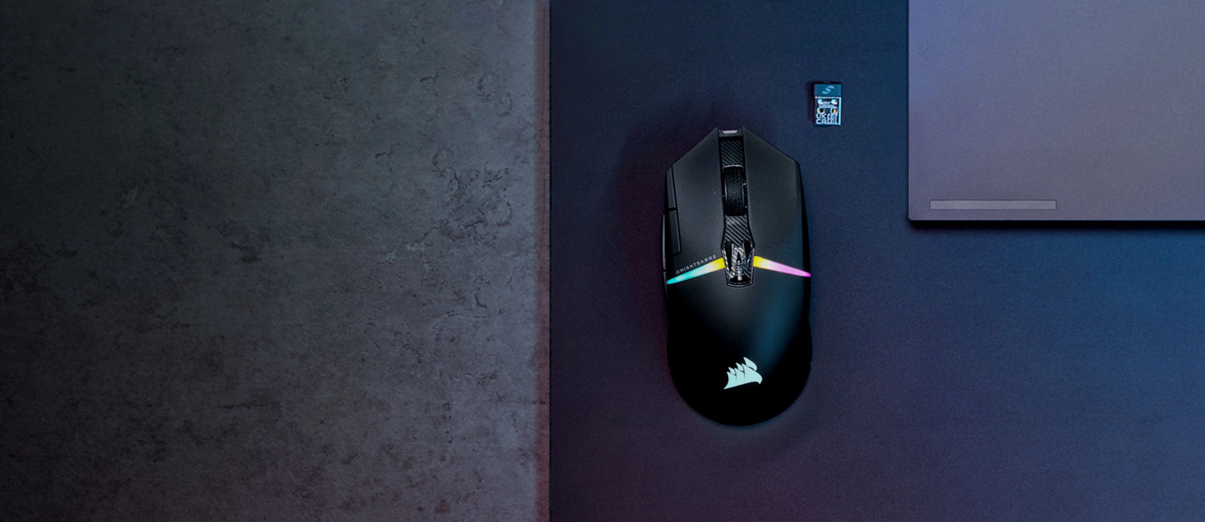 Corsair NIGHTSABRE Wireless RGB FPS/MOBA Souris de Jeu - 26 000