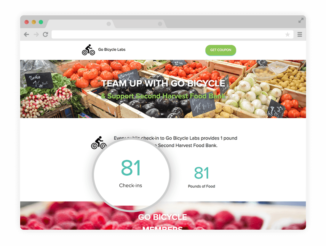 Influence Pages will show visitors the amount of people supporting your campaign what each ounce of support provides to those in need.