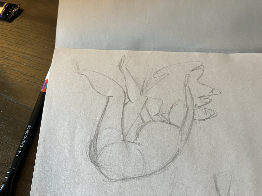 Figure Drawing Falling