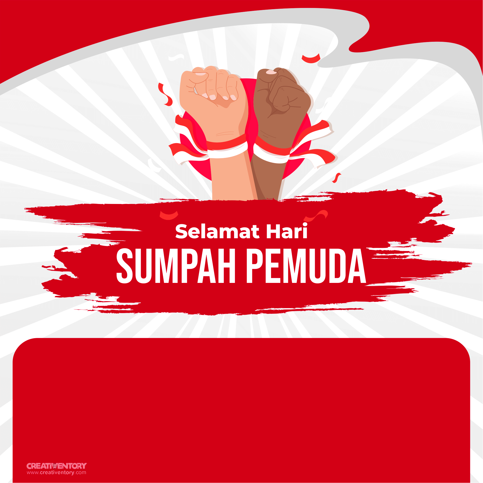 Kartu Ucapan Sumpah Pemuda Keren Terbaru