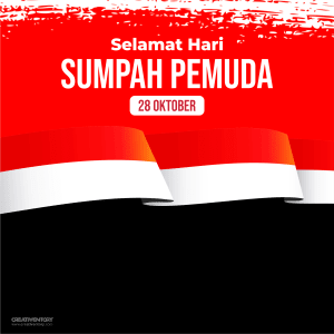 Desain Sumpah Pemuda Tema Hitam Keren