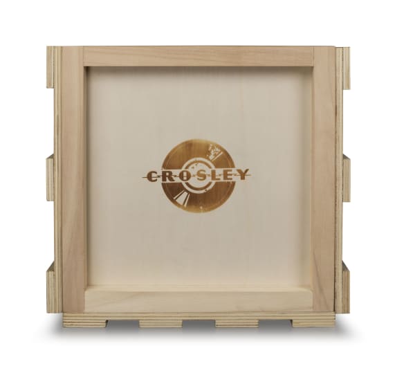 STACKABLE RECORD STORAGE CRATE