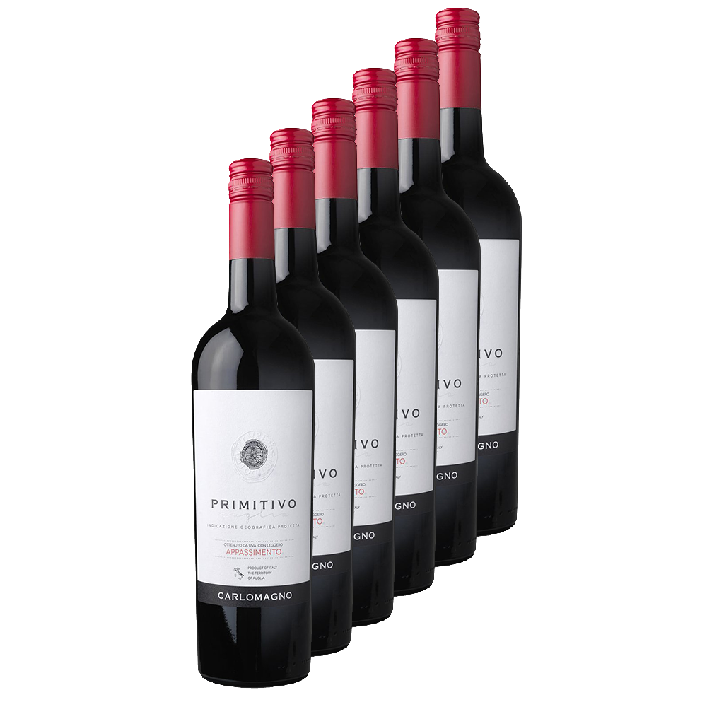 Doos (6flessen) Carlomagno Appassimento primitivo