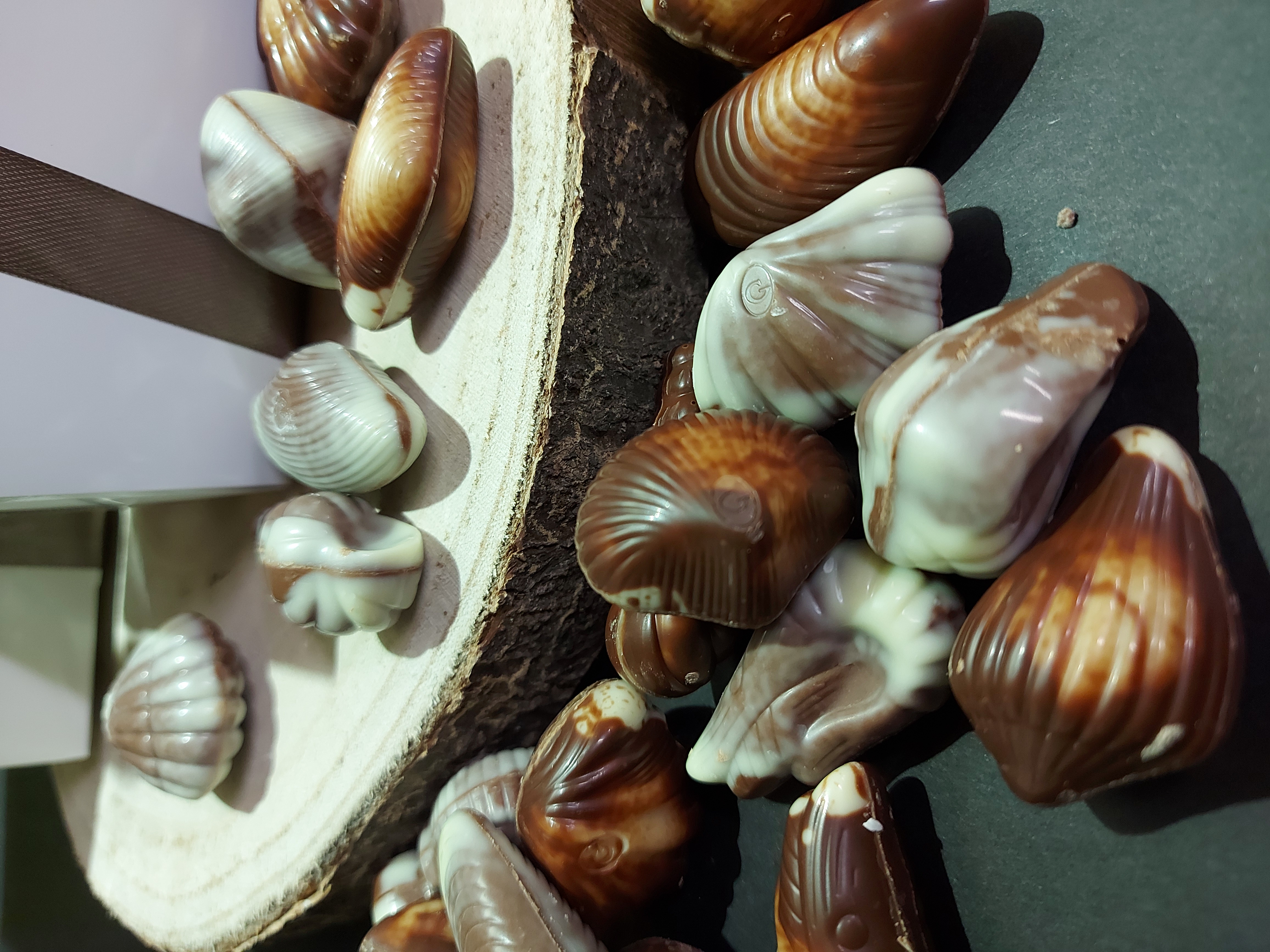 Zeevruchten in ballotin met strik - 500 gr