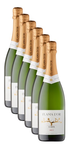 Doos (6 flessen) Cava Flama d’Or Brut