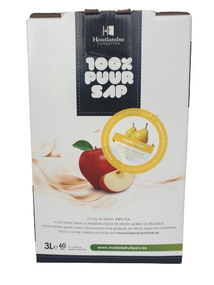 Vers geperst fruitsap : appel + peer