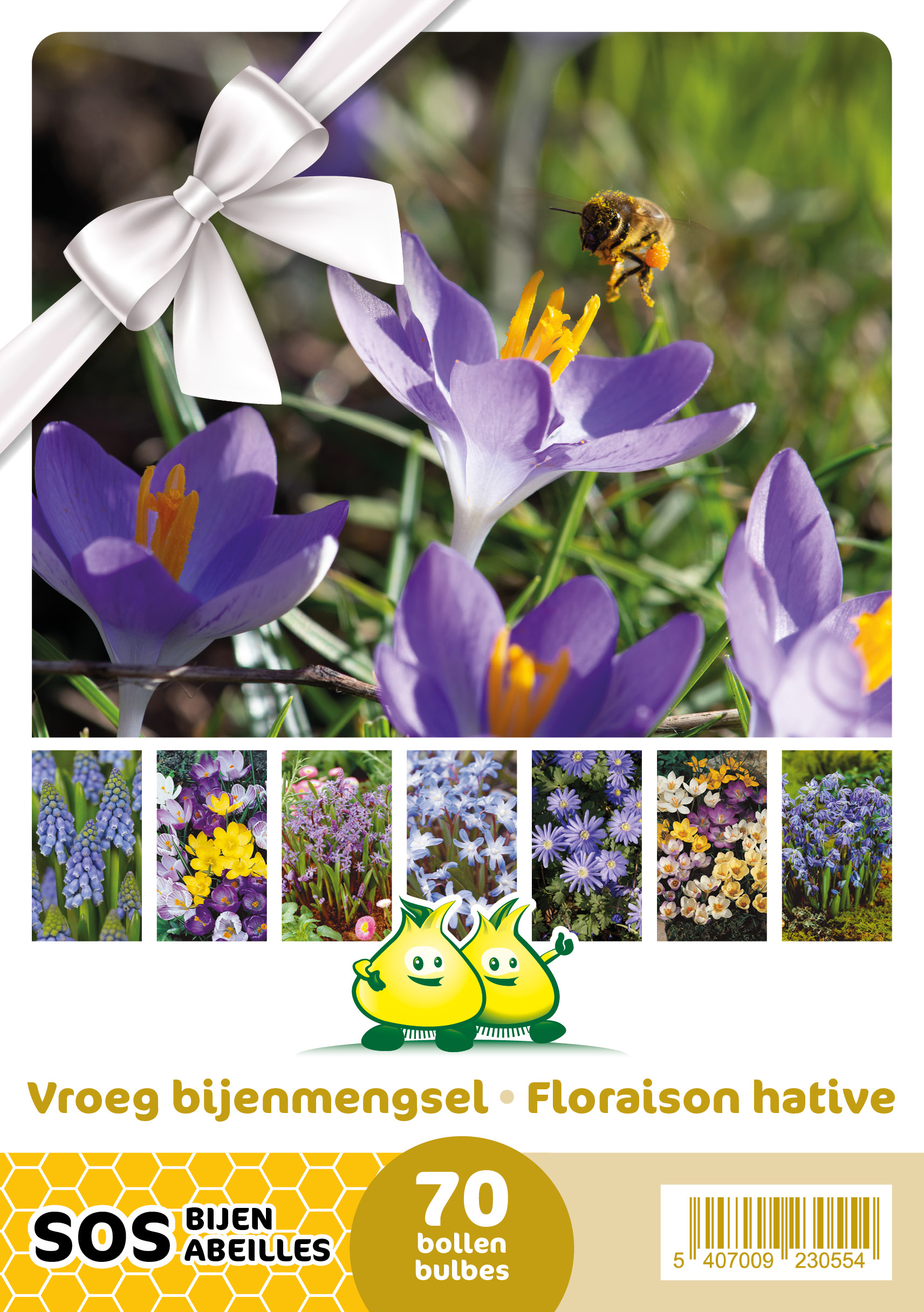 SOS - MÉLANGE POUR ABEILLES FLORAISON PRINTANIÈRE - 70 bulbes