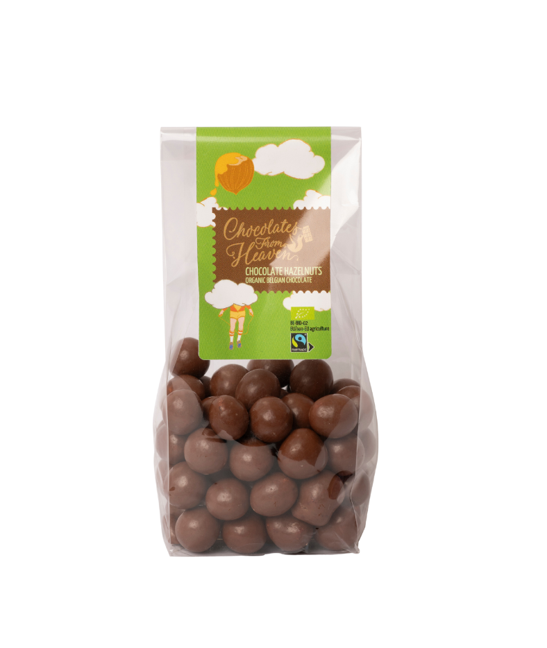 Chocolates from Heaven gecarameliseerde hazelnoten met melkchocolade
