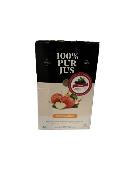 vers geperst fruitsap : appel + vlierbes