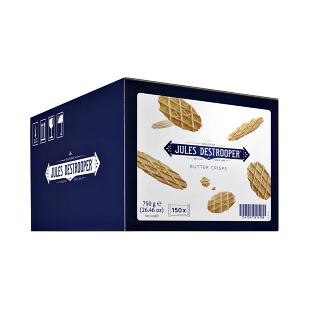 Jules Destrooper Gaufres Pur Beurre 150 pièces - 750g