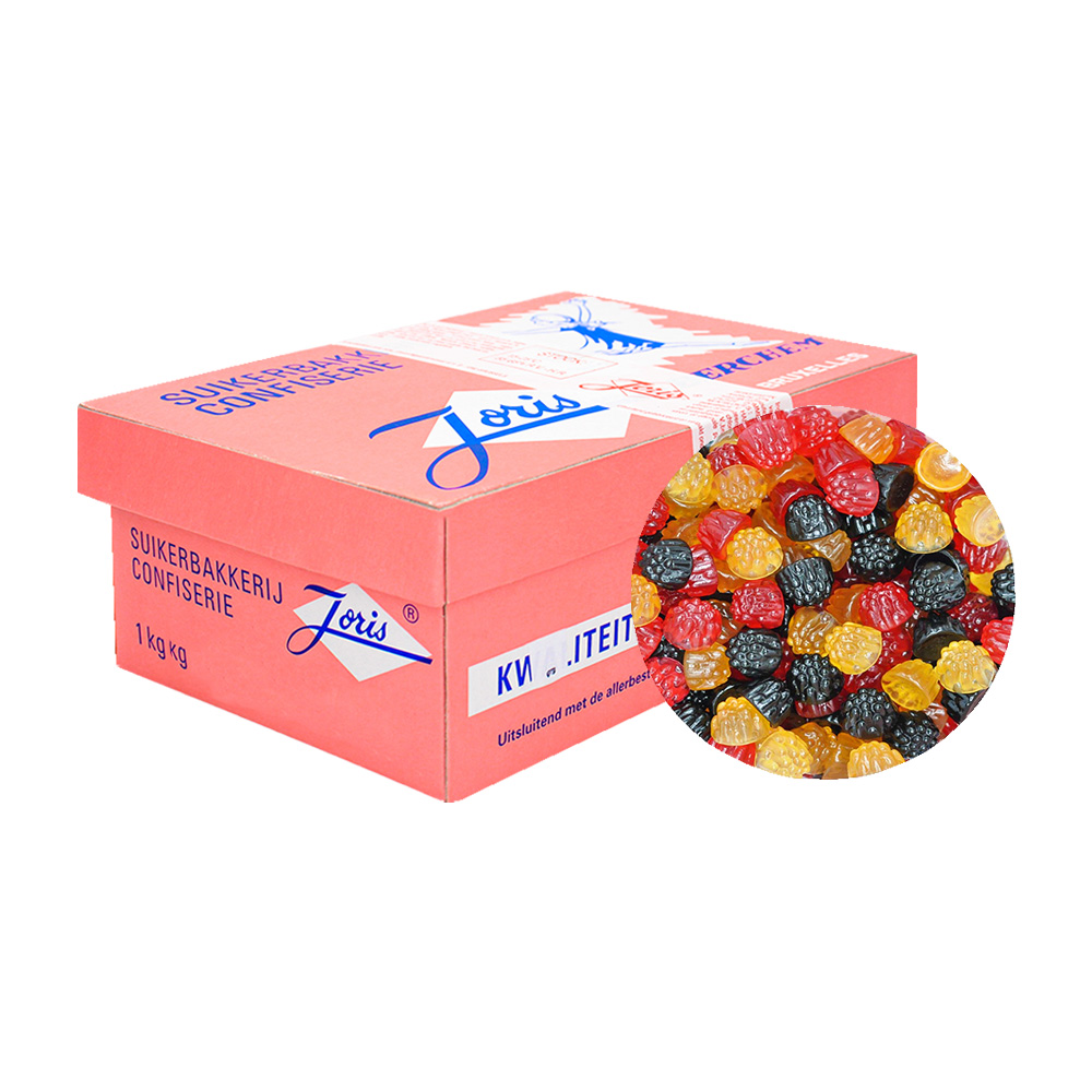 Joris Sweets - Gekleurde Braambessen - 1000g