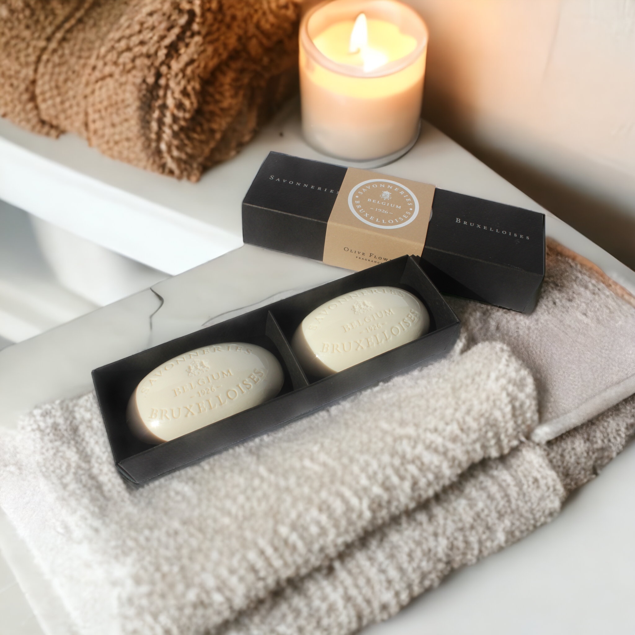 Boîte cadeau 2 packs - Fleur d'olivier