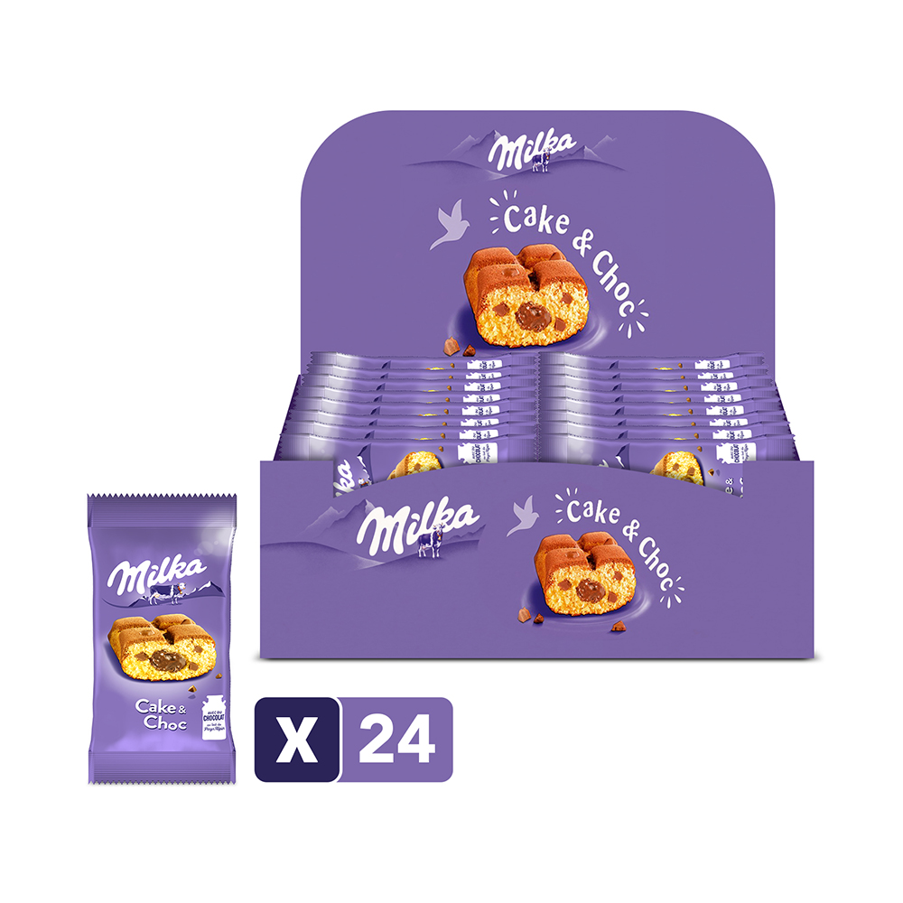 Milka Cake & Choc - 35g x 24 - 840g