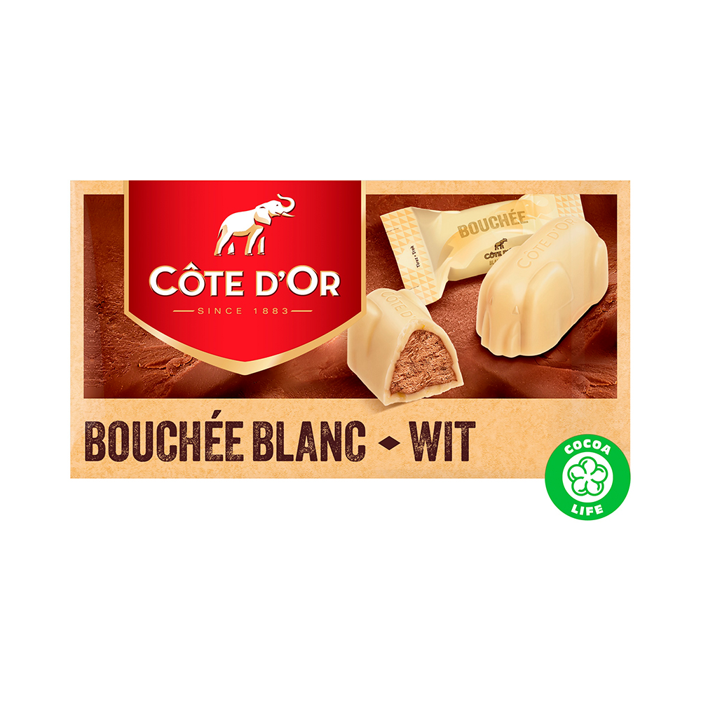 Côte d'Or Bouchée Wit - 8 pack - 168g