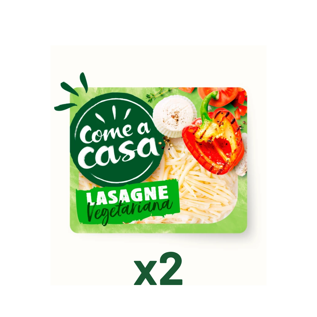 Lasagne vegetariana 400g x2