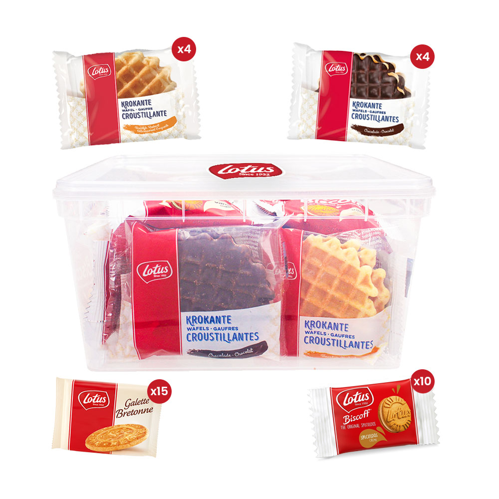 Lotus crunchy koekjesmix - 33 stuks - 369g