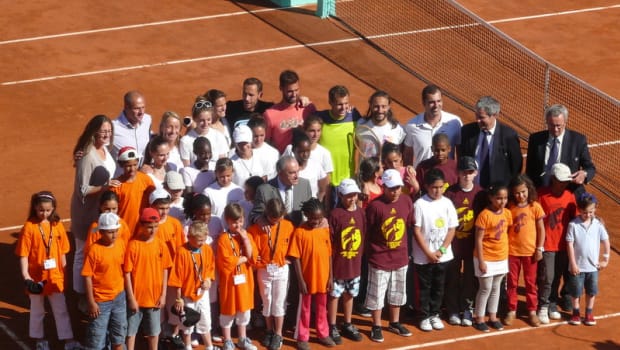 La journée des enfants à Roland Garros