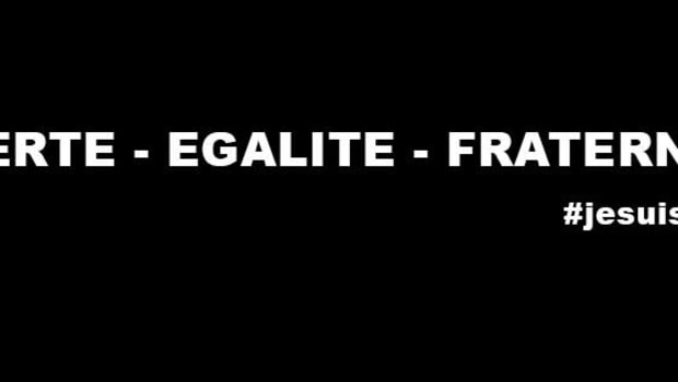 liberté égalité fraternité #JeSuisCharlie