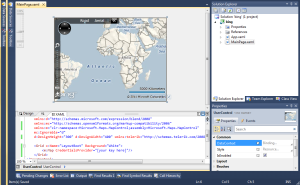 Adding bing maps to silverlight