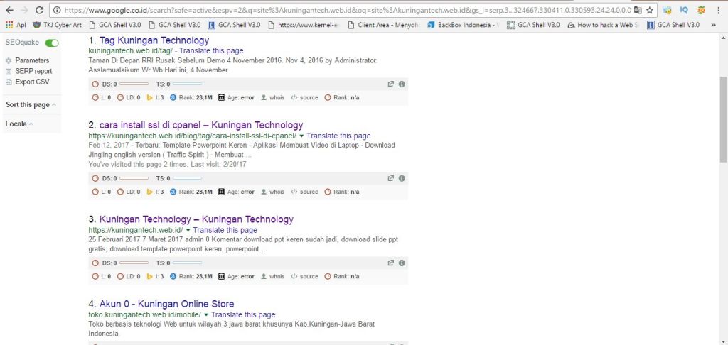 cara cepat terindex google